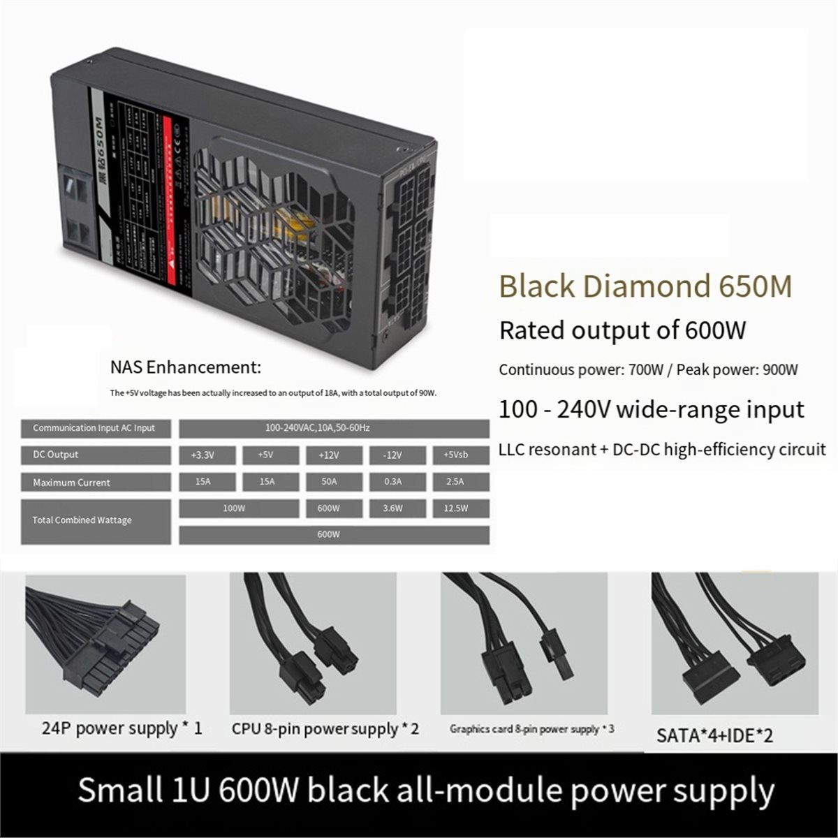 [AC18 Digital]/Flex 600W Modul - Flex Atx Power Supply 600W 1U review and price