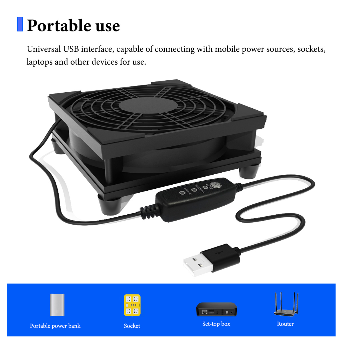 USB 3-Speed Quiet Cooling Fan  - Pc Power Supply review and price