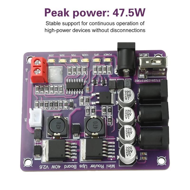 Mini Router UPS Board 40W Batt - Power Supply 12V review and price