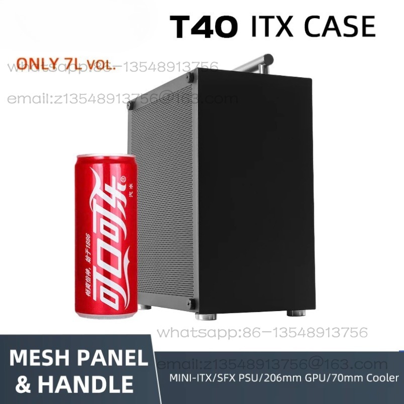 T40 Mini ITX Black Case 7L Gam - Psu Computer review and price