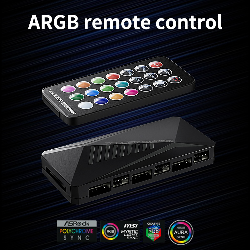 TEUCER LP-6P ARGB Remote Contr - Pc Power Supply review and price