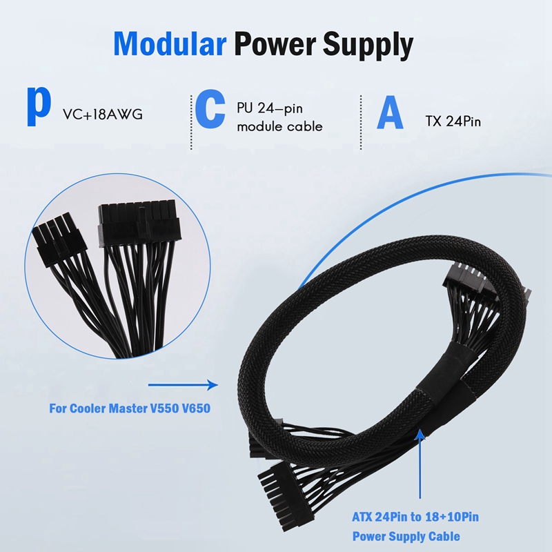 ATX 24Pin To 18+10Pin Motherbo - Modular Power Supply review and price